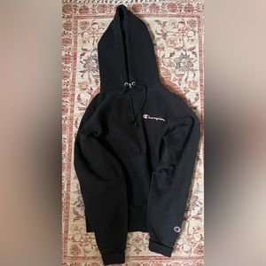 Black Champion Hoodie size XS